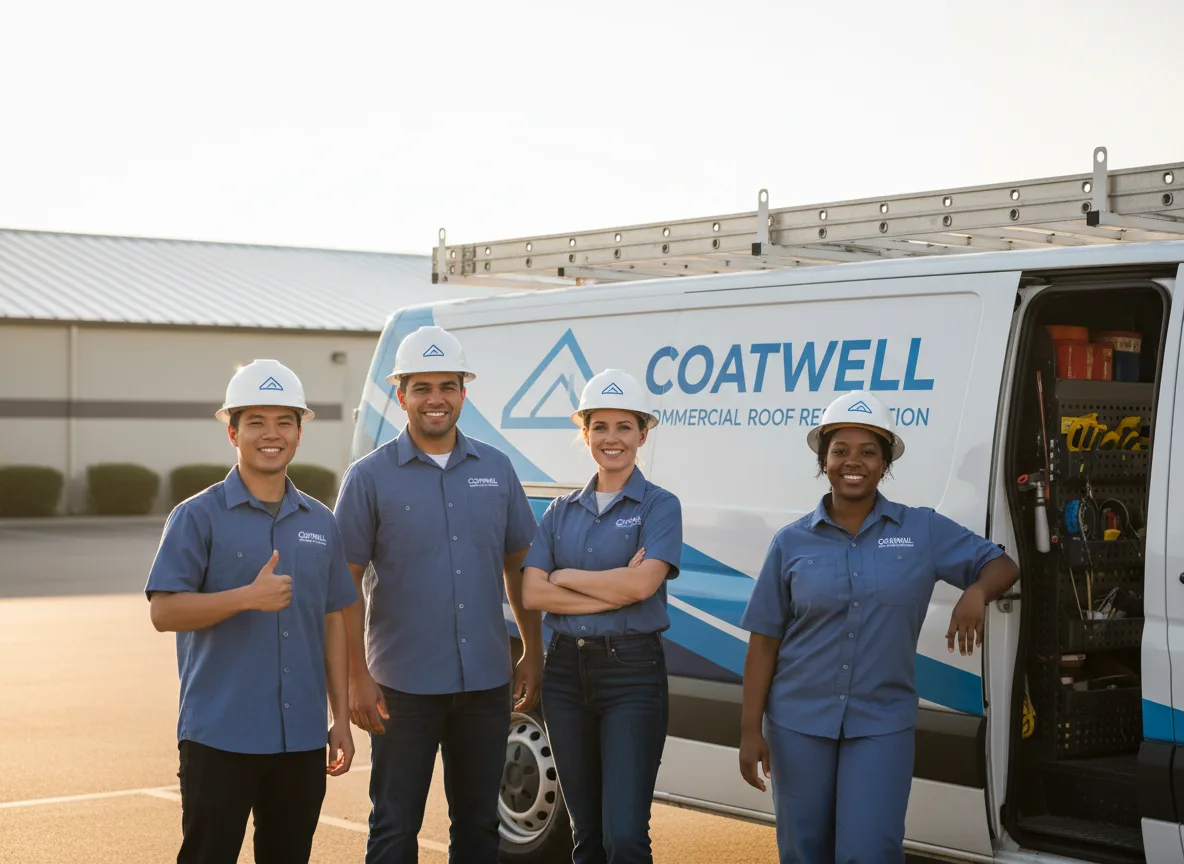 Commercial roof coating company in Elgin, IA